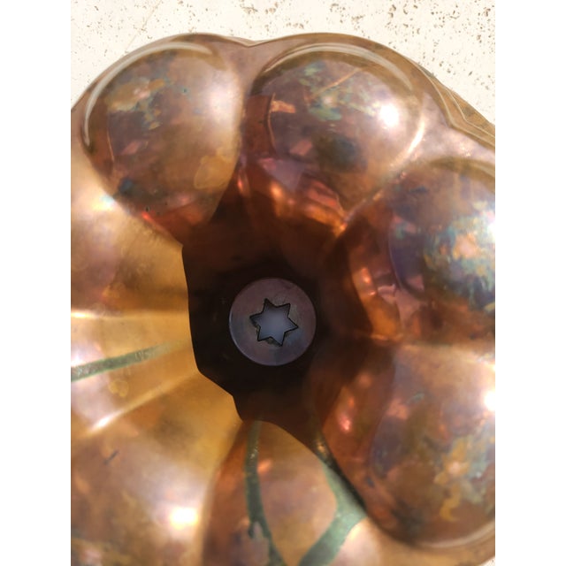 Vintage, Wagner (Christian Wagner) Cooper Bundt Cake Mold For Sale - Image 9 of 10