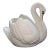 Vintage 1979 Holland Mold Hand Painted Yellow Bill Swan Figurine Bowl Planter For Sale