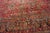 Textile 1920s Red Floral Antique Persian Sarouk Carpet 13' 8" X 14' Knotted Wool Rug For Sale - Image 7 of 11