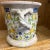Early 21st Century Hand Painted Majolica Lidded Jar Floral Italian Botanical Lemon Tree Design. Gorgeous! For Sale - Image 5 of 12