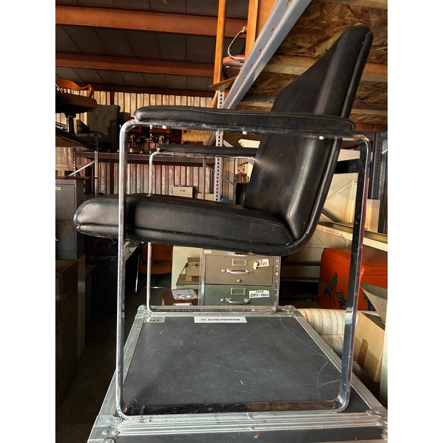 1960s 1960s Chromcraft Mid-Century Chrome Armchair For Sale - Image 5 of 8