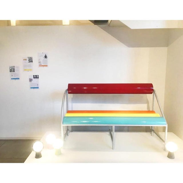 Not Yet Made - Made To Order Flash Bench in Powder-Coated Aluminum by Altreforme For Sale - Image 5 of 8