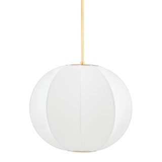 Hudson Valley Lighting Jupiter 19.75 in. 1 Light Pendant in Aged Brass Finish For Sale