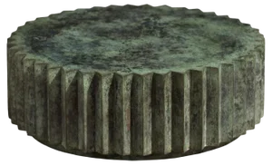 Doris Tuscan Green Patina Bronze Low Coffee Table by Fred and Juul