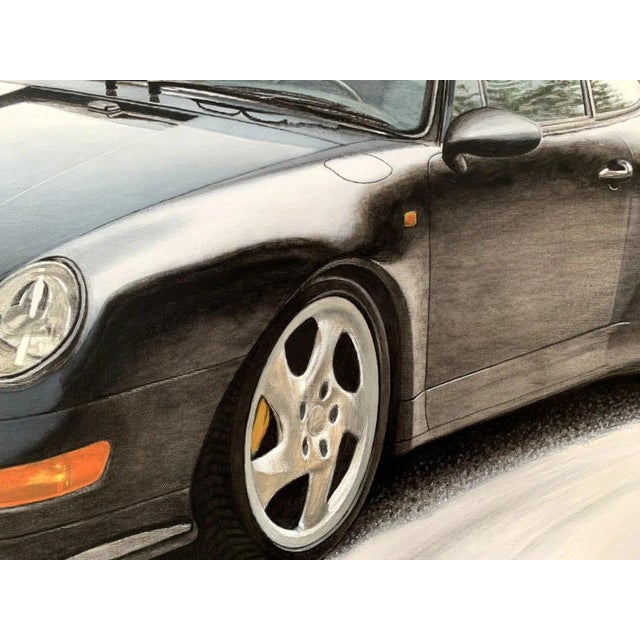 Early 21st Century Michal Wojtysiak, Porsche 993, Acrylic on Canvas, 2023 For Sale - Image 5 of 7