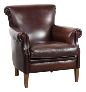 Club Chair in Sheepskin Leather