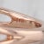 2010s 0.33ctw Diamond Stackable Ring 14k Rose Gold Size 6 Wedding Band For Sale - Image 5 of 7