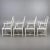 Early 20th Century 20th Century White-Grey Swedish Gustavian Set of 8 Pine Model Axet Armchairs For Sale - Image 5 of 16