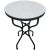20" Moroccan White Mosaic Side Table For Sale In Orlando - Image 6 of 6
