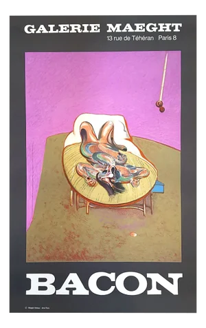 Francis Bacon, Original Poster, 1966, Lithograph