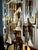 Metal Murano Glass Lamp by Oscar Torlasco for Stilkronen, Italy, 1970 For Sale - Image 7 of 18