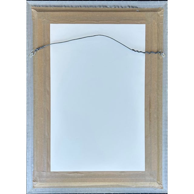 1960s 1960s Rene Portocarrero Print of a Portrait of a Woman Titled "Flora", Framed W/Glass For Sale - Image 5 of 5