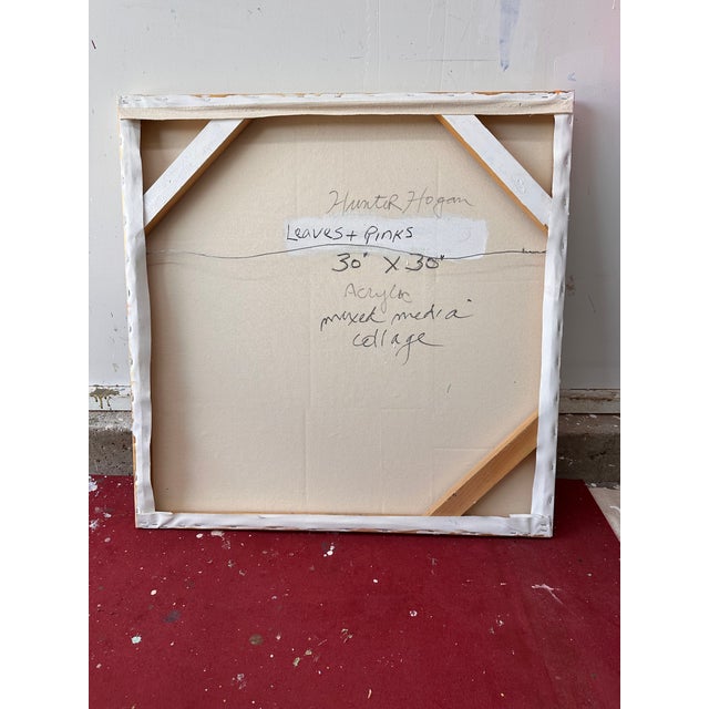 Contemporary Leaves and Pinks For Sale - Image 3 of 6