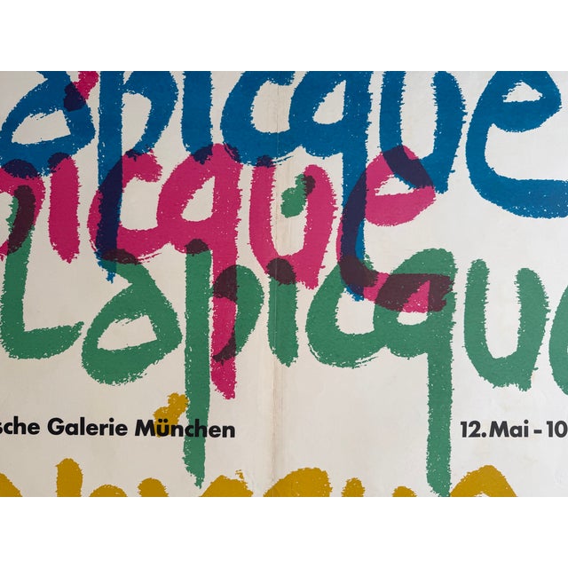 Charles Lapicque (1898–1988), Städtische Galerie München, 1962, Original Vintage Exhibition Poster, Printed in Germany For Sale - Image 12 of 12