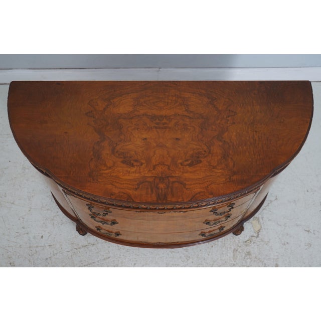Romweber Vintage Walnut Georgian Commode Dresser Chest For Sale In Philadelphia - Image 6 of 18