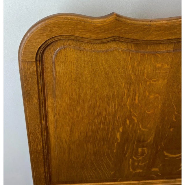 Vintage Louis XV French Oak Double Bed For Sale - Image 10 of 12
