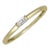 Atelier All Day Diamond Baguette Pinky Ring, Size 4 For Sale