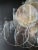 Italian Murano Chandelier, 36 Iridescent Disks For Sale - Image 9 of 9