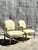 Mid 20th Century Vintage Regency Swag Print Fauteuil - A Pair For Sale - Image 5 of 12