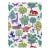 Sample - The House of Scalamandré Nursery Crewel Fabric, Pastels For Sale