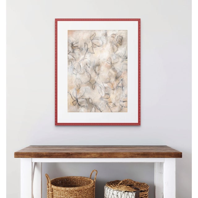 Contemporary Wild Flowers No. 31 - Organic Abstract Mixed Media Drawing by Sara Richardson For Sale - Image 3 of 5