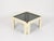White Square Coffee Table with Smoked Glass by Carlo Scarpa for Afra & Tobia Scarpa, Italy, 1960s For Sale - Image 6 of 12
