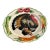 1970s Boho Chic Magnificent Italian Turkey Pottery Serving Platter For Sale