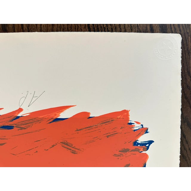 Dan Christensen Dan Christensen Hyde Park Original Screenprint 1980 For Sale - Image 4 of 4