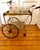 Swedish Art Deco Style Brass Bar Cart attributed to Josef Frank, 1950s, in Very Good conditions. Designed 1950 to 1959...