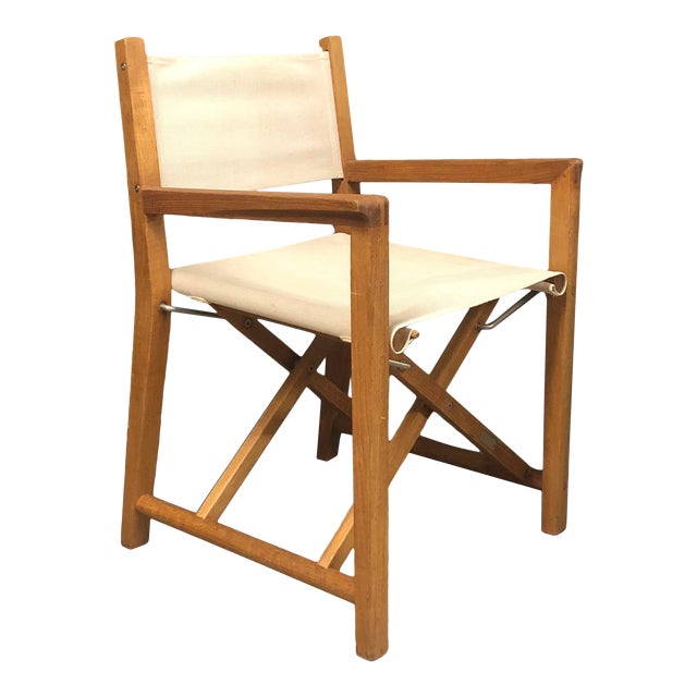 Foldable Teak Directors Chair Chairish