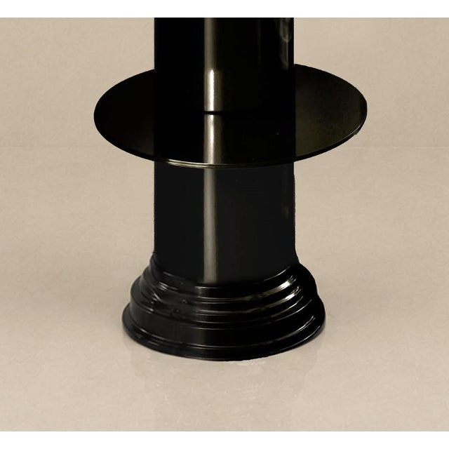 Cabaret 01 Console Table in Licorice Glossy Varnished Aluminum by Caspal For Sale - Image 6 of 7