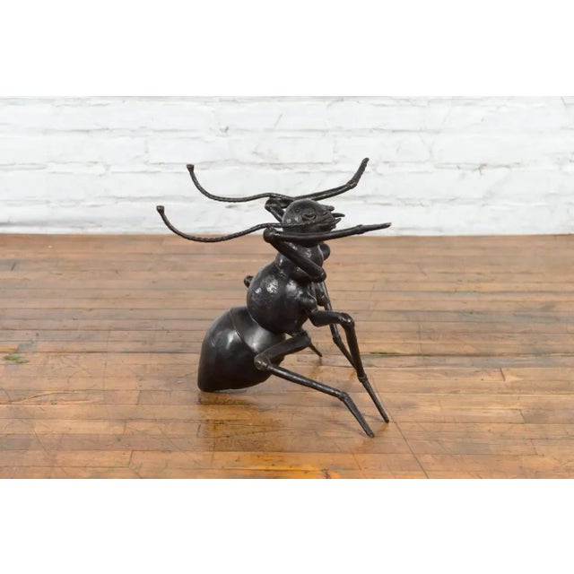 Contemporary Lost Wax Cast Bronze Ant Coffee Table Base Sculpture For Sale - Image 11 of 12