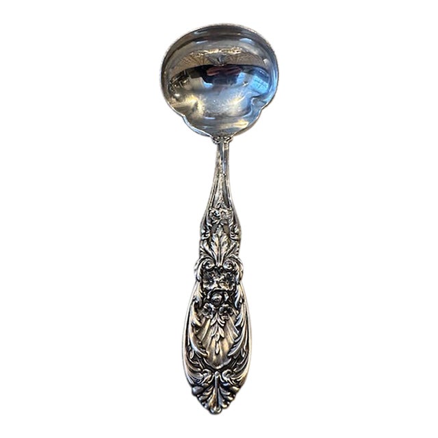 Antique International Silver "Richelieu" Sterling Silver Gravy Ladle For Sale