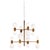 Aballs 8 Golden Suspension Lamp in Metal and Glass by Jaime Hayon for Parachilna For Sale - Image 11 of 11