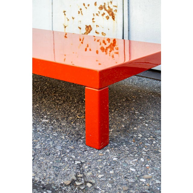 Orange Coffee Table, Italy, 1970s For Sale - Image 4 of 6