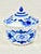 Stunning vintage blue and white lidded dish. Ceramic. Features a floral design. Perfect to use when entertaining as a...