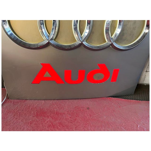Audi Backlit NEON Sign, 1980s For Sale - Image 13 of 18