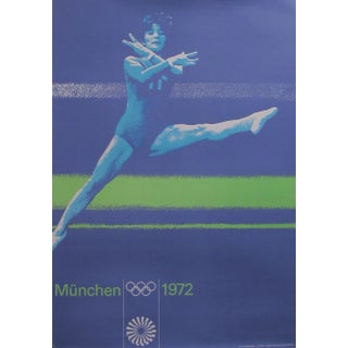 Original 1972 Munich Gymnastics Poster For Sale