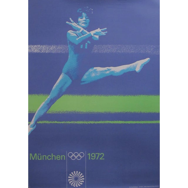 Original 1972 Munich Gymnastics Poster For Sale