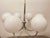 6-Light Chrome Chandelier with Glossy White Sphere Glasses, 1980s For Sale - Image 15 of 18