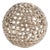 Reticolo Gold Metal Orb, 6" For Sale