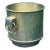 Solid Brass Faux Bamboo Jardiniere Planter With Ring Handles From Hong Kong For Sale