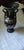 Hand-painted clay neoclassical Greek vase. Different paintings on either side