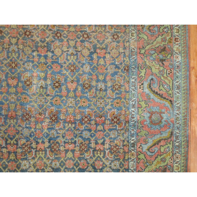 Zabihi Collection Persian Bidjar Rug For Sale - Image 4 of 7