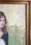 Wood Early Oil Painting - Portrait of a Sitting Girl For Sale - Image 7 of 9