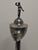 Victorian Lot of 2 - 19th C Pewter Whale Oil Fat Lamps W/ Figurine, Wick Pick, European For Sale - Image 3 of 18