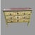 White Vintage Country Paint Decorated Three Drawer Commode Chest For Sale - Image 8 of 11