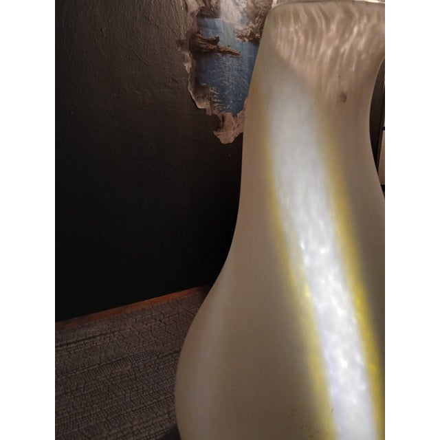 F-017 ​1970s "The Ethereal Plinth" | 165 Lb Monumental Satin-Glass Sculpture ​Presented by Methinks Art Studio and Dwelling For Sale - Image 12 of 12