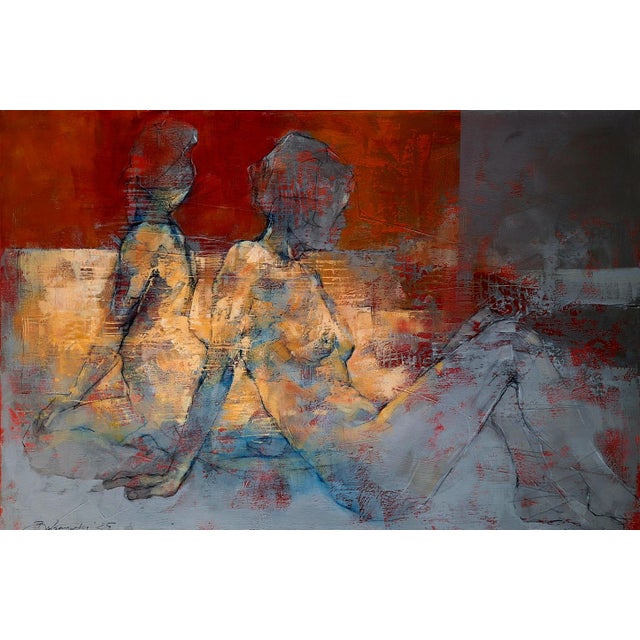 Early 21st Century Michal Bajsarowicz, Nudes, 2025, Acrylic on Canvas For Sale - Image 5 of 5