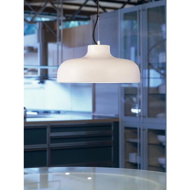 White M68 Pendant Lamp by Miguel Milá For Sale - Image 4 of 9